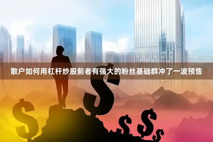 散户如何用杠杆炒股前者有强大的粉丝基础群冲了一波预售